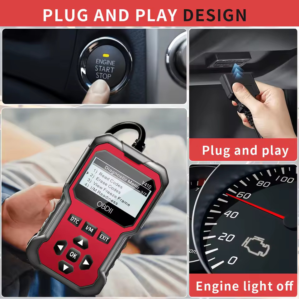 Scanner for Car Obd2 Diagnostic Tool Vehicle Code Reader Auto Check Engine Obdii