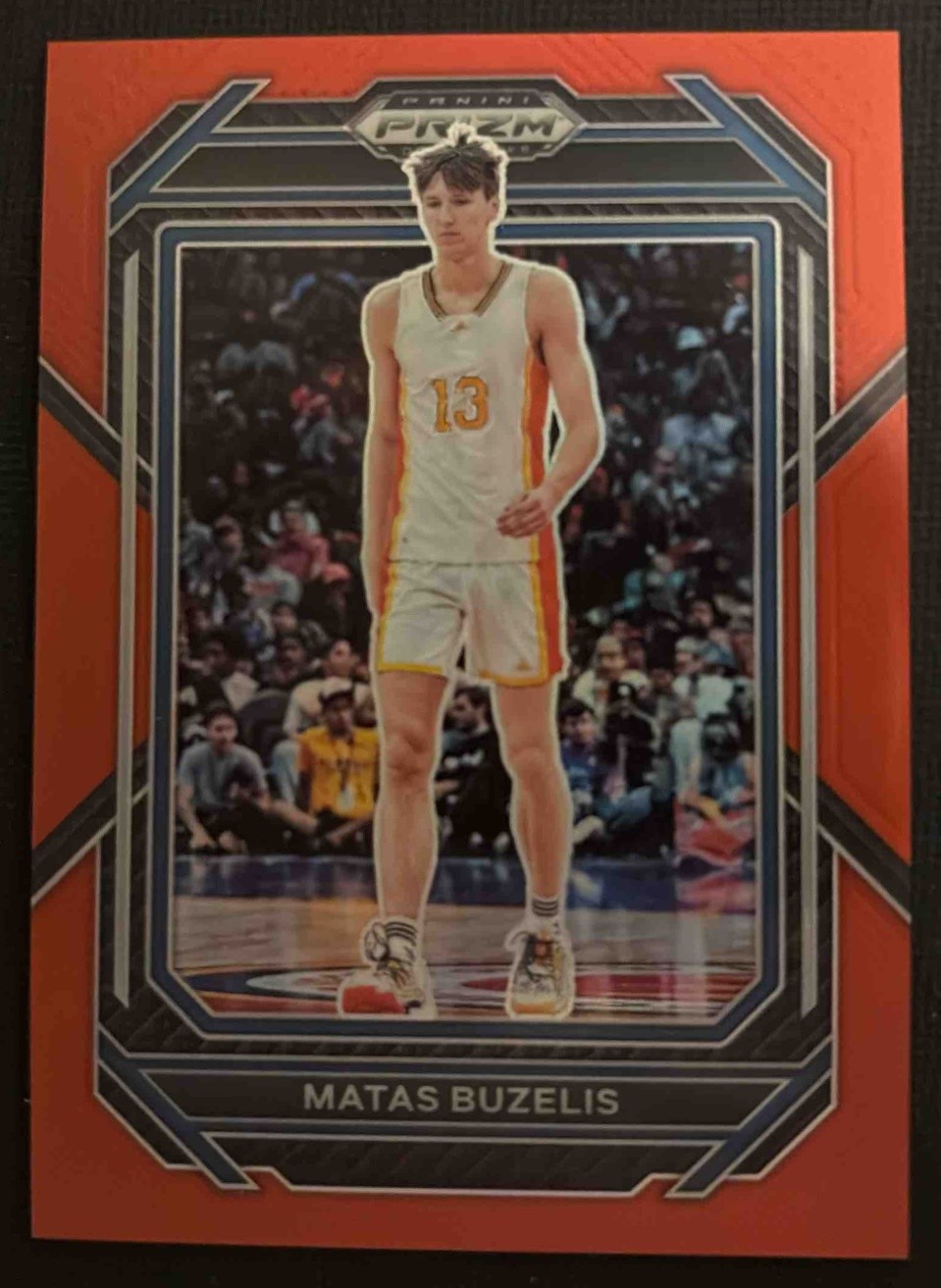2023-24 Panini Prizm Draft Picks Matas Buzelis #13 Red /299