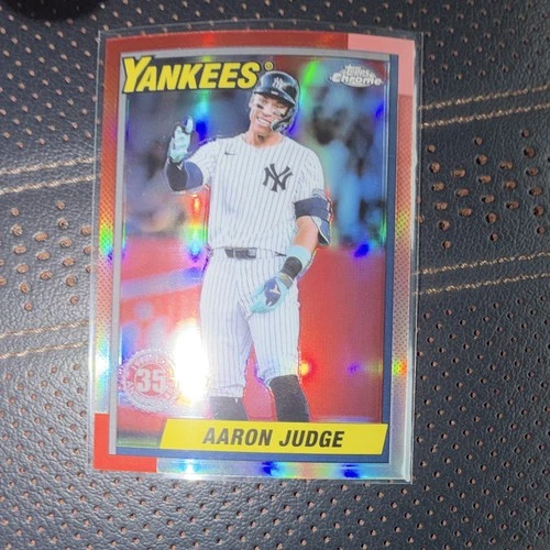 Topps Chrome 2025 1990 Topps Baseball Aaron Judge Yankees #90CB-11