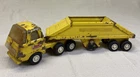 Vintage Tonka Truck Toy Bottom Dump Trailer 1970s Retro Pressed Yellow Steel