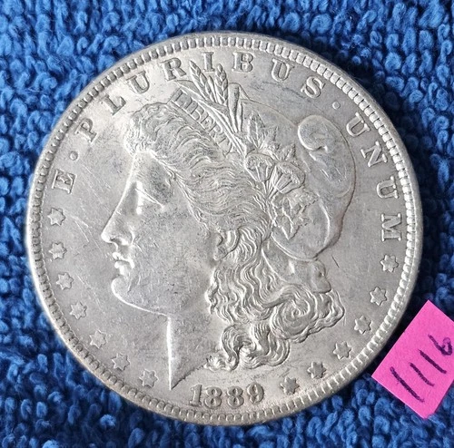 🚚⚡️FAST FREE 🔥NICE AU/BU 👀🔥1889 Morgan Silver Dollar