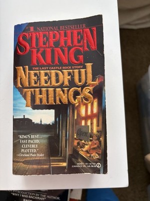 Stephen King Needful Things Paperback  