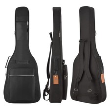 3/4 Size Acoustic Guitar Case Waterproof Soft Padded Gig Bag with Back Hanger