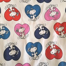Hanna Andersson Girls 2T Long Sleeve Pajama TOP ONLY Snoopy Peanuts Hearts