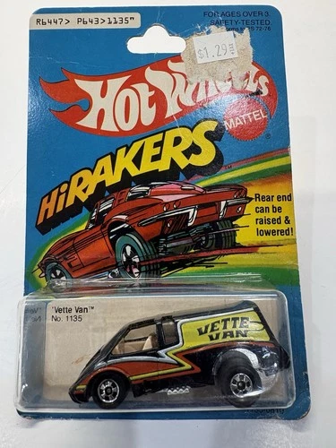 Vintage 1979 Hot Wheels Vette Van HiRakers Black #1135