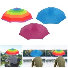 Hands Free Umbrella Hat Practical Rainproof Sunshade for Golf Travel Walking