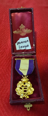 Primrose League - Kings Crown - Breast Jewel - Boxed