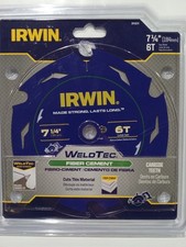 IRWIN 2016024 Weldtec Saw Blade  6T  7-1/4-In