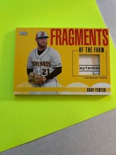 (2) 2020 TOPPS PRO DEBUT GRAY FENTER FRAGMENTS OF THE FARM TICKETS LOT