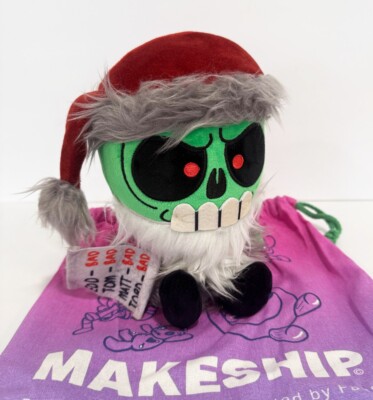 Makeship Eddsworld Plushie ZANTA CLAWS Zombie Santa Plushie