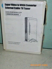 Ambery LCDT6 Super Video to WXGA Converter External Cable TV Tuner PC VGA LCD TV