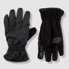 45 Isotoner Men's Black Signature Touchscreen SleekHeat Winter Gloves Size L
