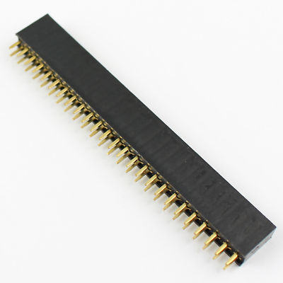 60Pcs 2.54mm 2x25 Pin 50 Pin Female Double Row Straight Pin Header