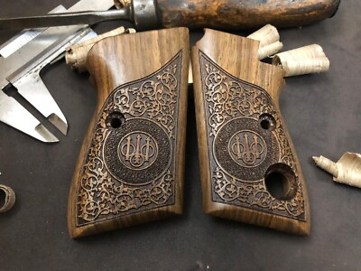 Beretta Mod 70 70S 71 Puma Turkish Root Walnut Wood Grips Hand Made AAA Quality