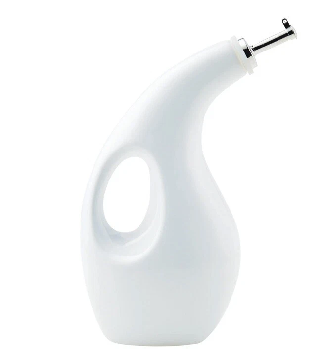 Rachael Ray Glazed Ceramic EVOO Olive Oil Bottle Dispenser with Spout