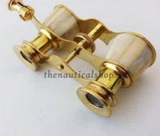 Vintage Best Stylish Antique Mother of Pearl Designer Working Binocular