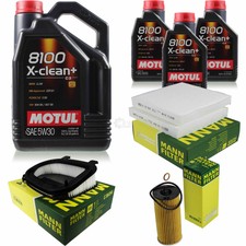 MANN-FILTER Inspektionspaket Motul 8L 5W-30 f...