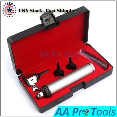LED Otoscope Set ENT Diagnostic KIT with Adult, Child Infant Specula Tips NT-913