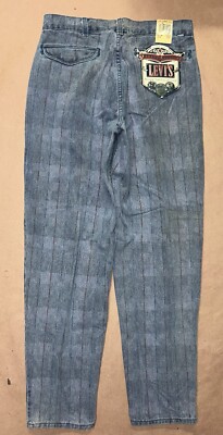 Vintage 1990's Levis 828 Silver Tab Pants, Deadstock NWT, Size