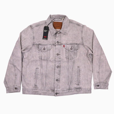 LEVI STRAUSS & CO. Premium Vintage Fit  Trucker Jacket  Gray. Men's Medium. *