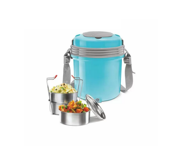 MILTON Electric Tiffin Carrier Containers Electron Hot Lunch