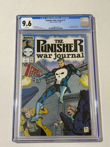 Punisher War Journal # 1 (11/88) CGC Graded Copper Age Comic Book 9.6 NM+ WP