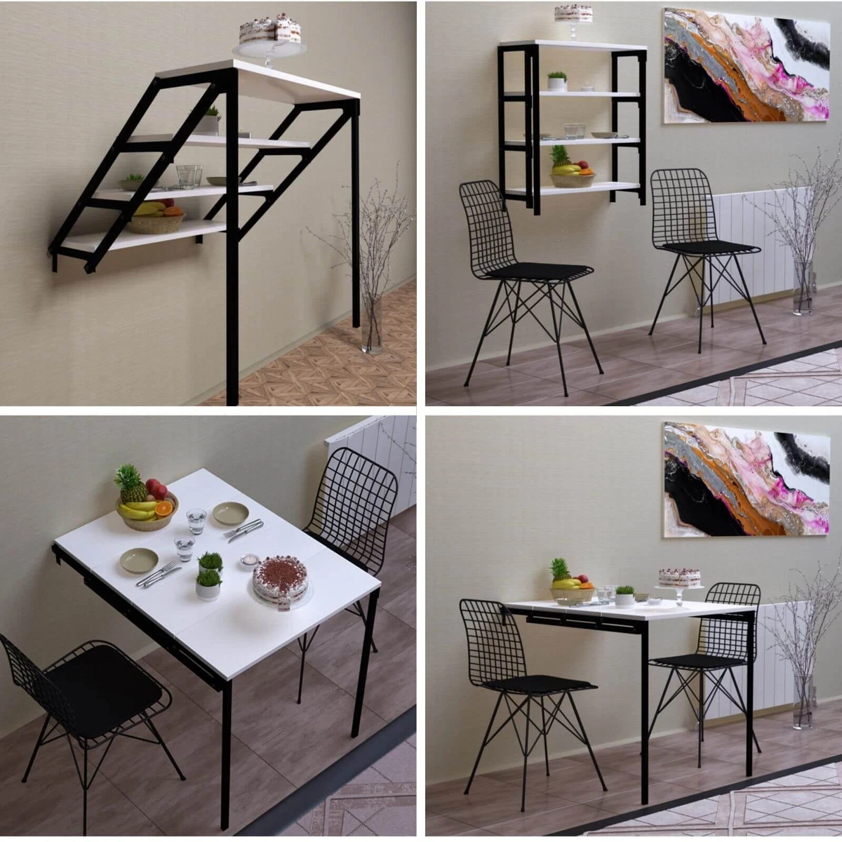 Mounted online dining table