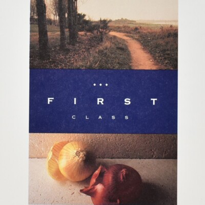 1997 United Airlines First Class Flight Menu Seattle Los Angeles Starbucks