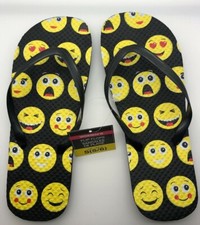 Emoji women's Flip Flops/Sandals Size S 5/6