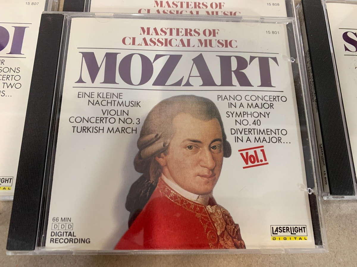 Masters of Classical Music 9 CD Collection Set 1-9 Laser Light