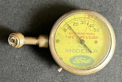 FORD MODEL A REIFEN REIFENDRUCKPRÜFER 50 LBS OLDTIMER KFZ DISPLAY ZUBEHÖR