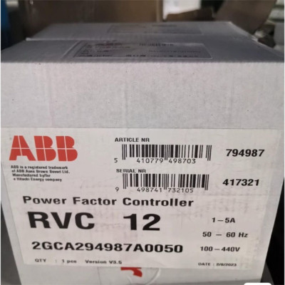 2GCA294987A0050 ABB RVC-12 Power Factor Controller Brand New Box!Spot Goods Zy