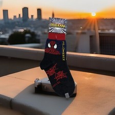 Spider-Man Vintage Kids Socks New New With Tag 2002 Marvel Y2K Size 5-6 1/2