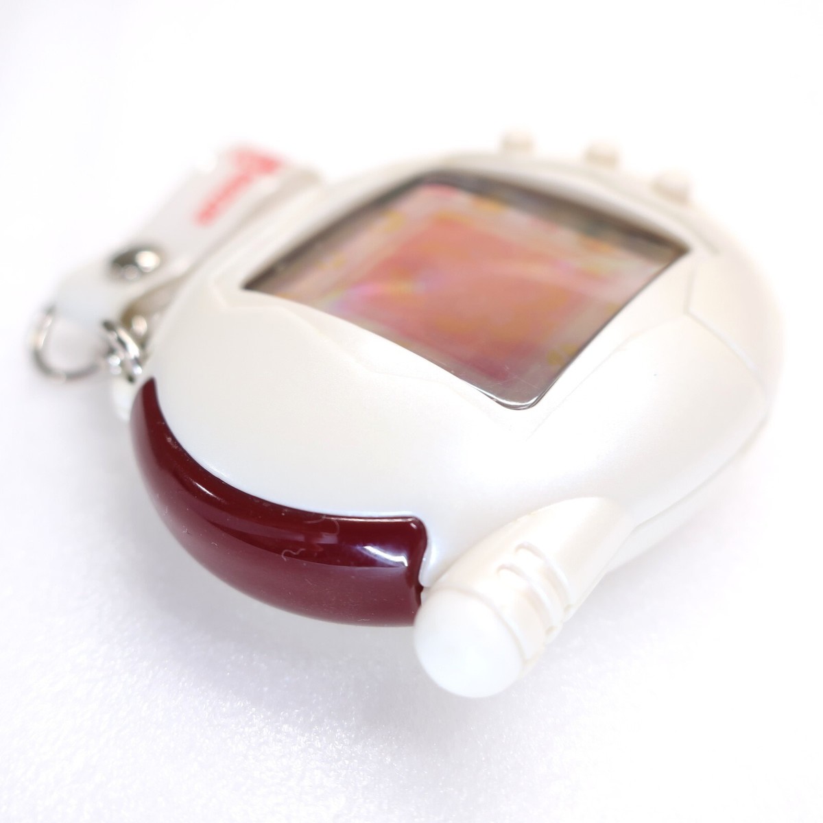 Tamagotchi V3 Pearl White Akai Japanese ver Bandai Virtual Pet In