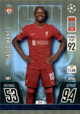 21-22シーズン　サディオ・マネ Champions League 2021 2022 21/22 Nr.LE8 - Sadio Mane - Gold