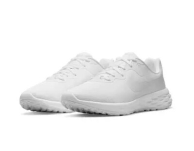 Men Nike Revolution Next Nature Road Running Shoes White/White