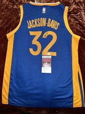 Trayce Jackson-Davis Signed Golden State Warriors Jersey JSA