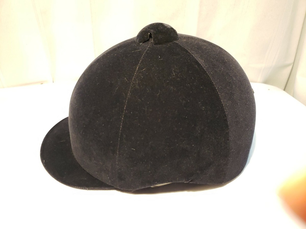 Vintage Lexington Safety velvet topped riding hat 7 3/8 Vintage Lexington Safety Products Black Velvet English  main image 3