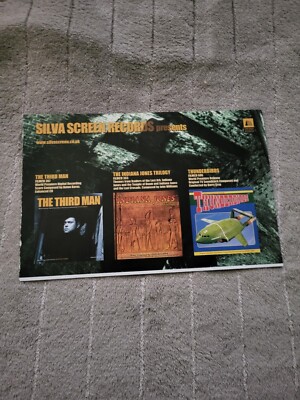 TPGM31 ADVERT 5X8 SILVASCREEN RECORDS : THUNDERBIRDS. THE THIRD MAN