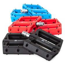Pedale bici piatta Eastern Bikes EZRA - asse sigillato cromato 9/16" - perni in metallo