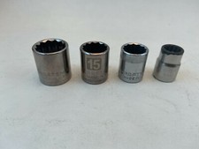 Craftsman Sockets 3/8"-Drive 12-Point Metric 4 Pieces MADE IN USA