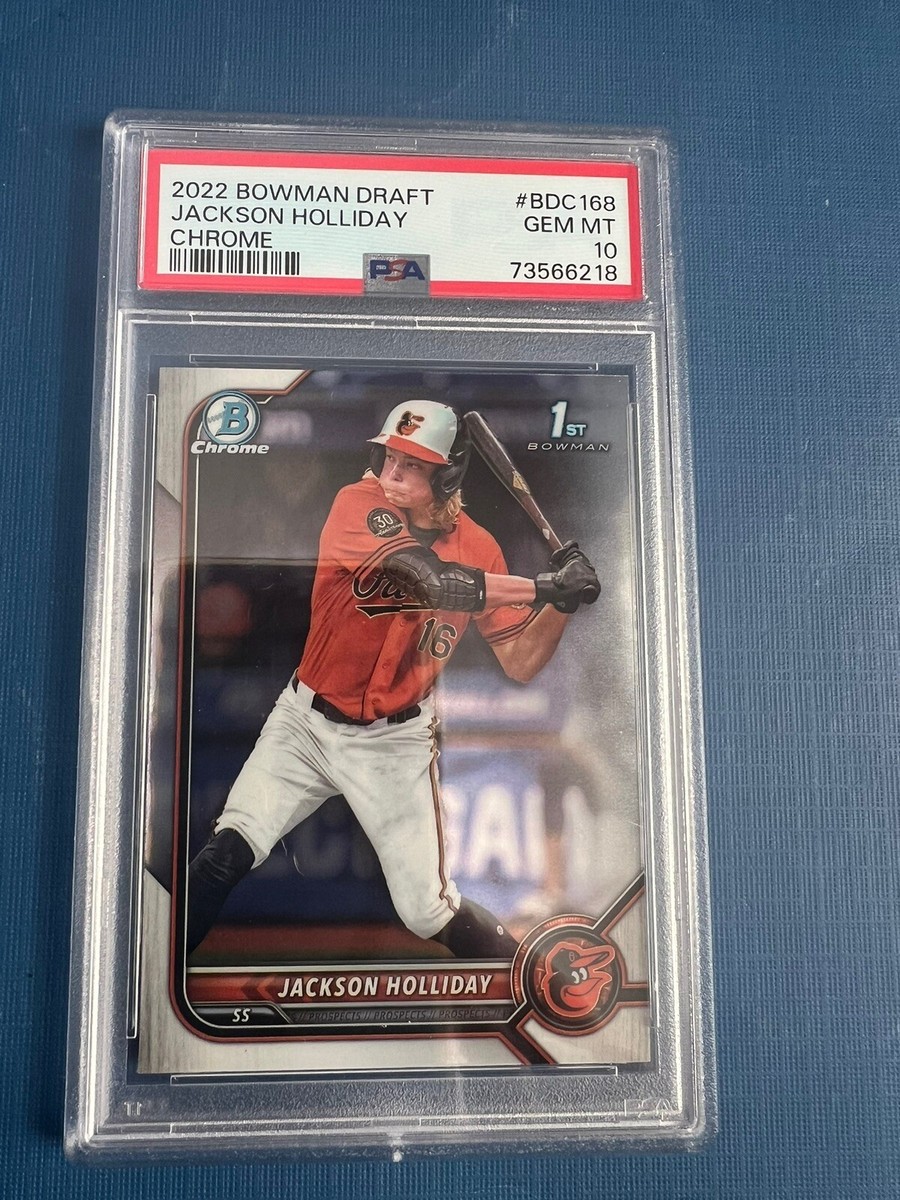 2022 Bowman Draft JACKSON HOLIDAY 1st Bowman PSA 10 Gem Mint | eBay