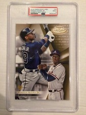 Ronald Acuna Jr. RC PSA 9 Mint 2/10 made 2018 topps Gold Label 5x7 Class 2 pop 3