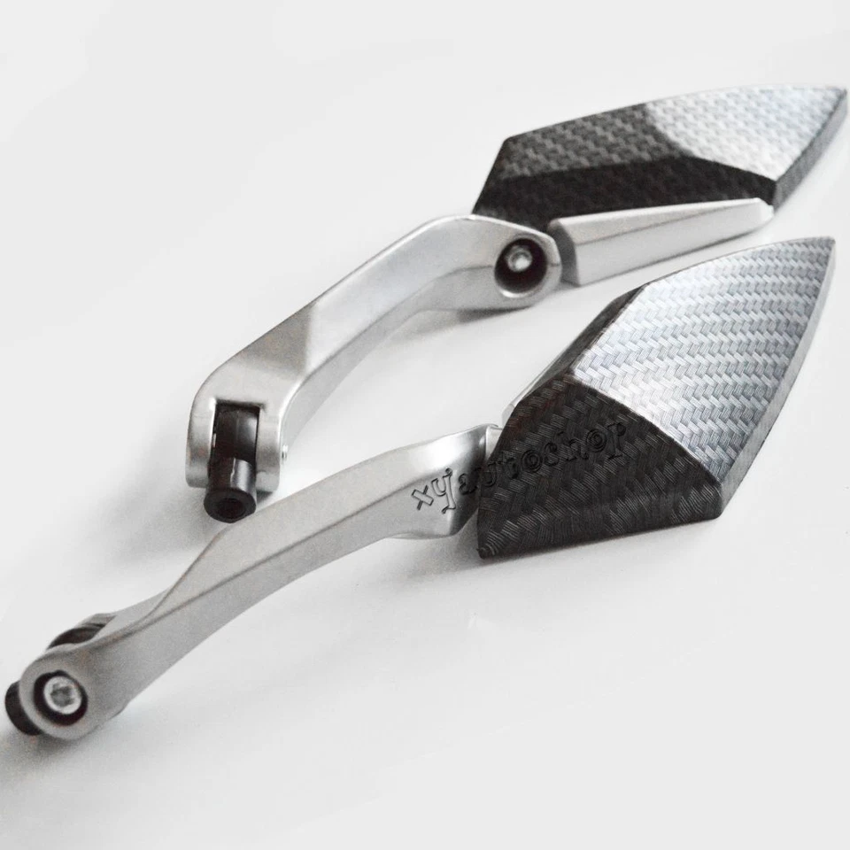 ESPEJOS RETROVISORES 8MM 10MM CARBONO GY6 MOTOR SCOOTER PARA VITACCI HYOSUNG KYMCO Foto 3 de 3