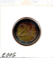Irland Euro M&uuml;nze 2 &euro; 2005 im R&auml;hmchen
