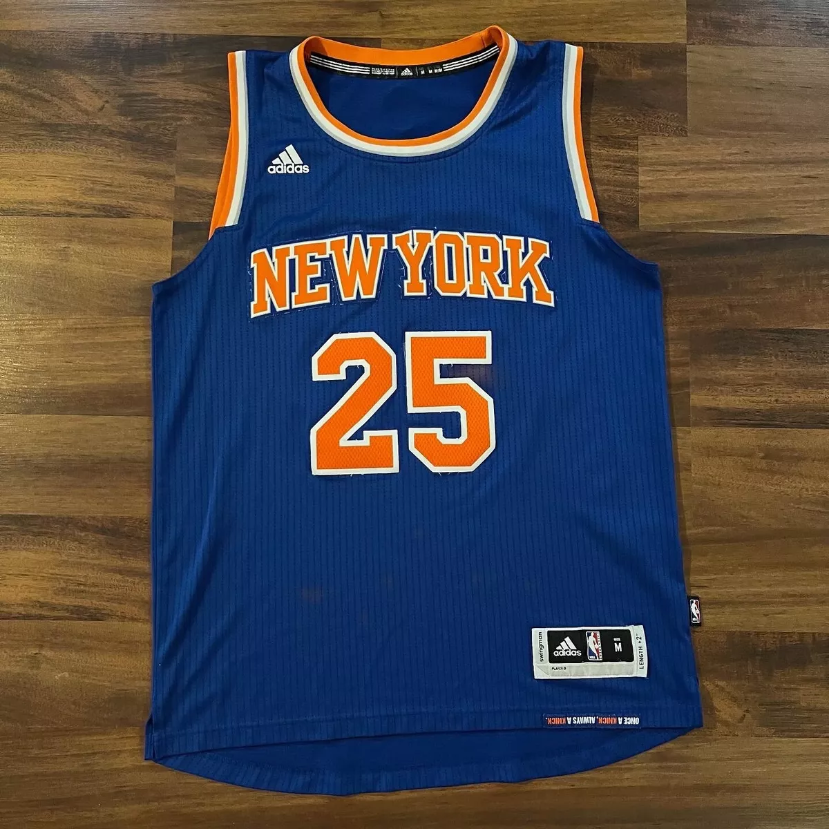 Adidas NBA Derrick Rose New York Knicks Swingman Jersey Mens Sz