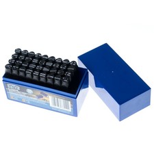 Schlagbuchstaben & Schlagzahlen Set 10 mm Einschlagstempel Prägestempel