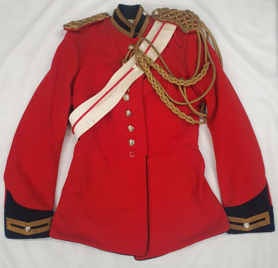 Rettungsschwimmer HCav Kleid Tunika Zeremonienmunition, Aiguillette, Kreuzgürtel