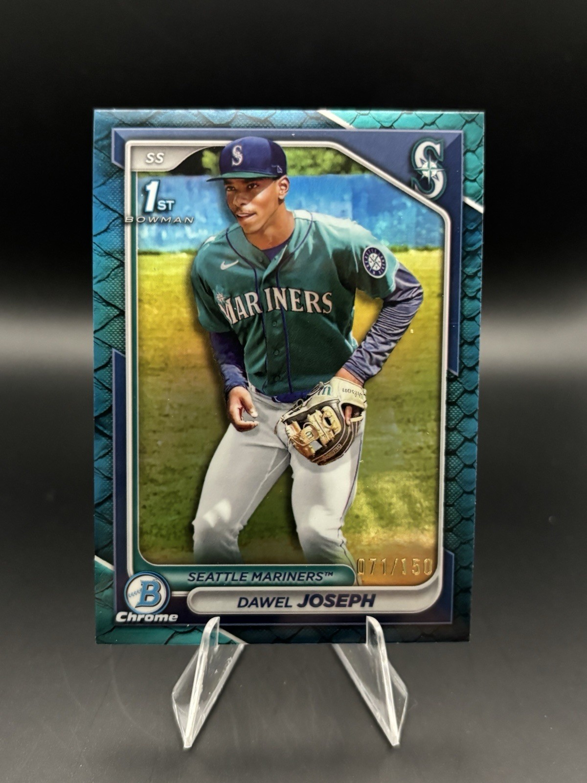 Dawel Joseph | 2024 Bowman Chrome Prospects #BCP-176 | Reptilian Blue /150