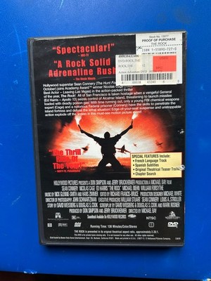 The Rock - Sean Connery Nicolas Cage Ed Harris -DVD Movie. | eBay